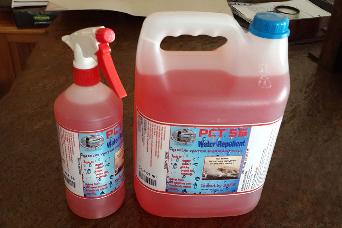 PCT 56 in 5L bottle & handy 1L spray bottle.