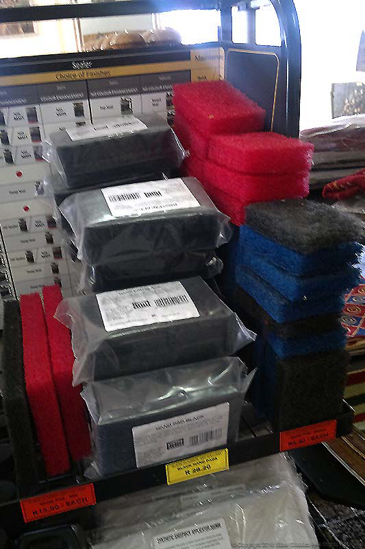 Assorted hand pads