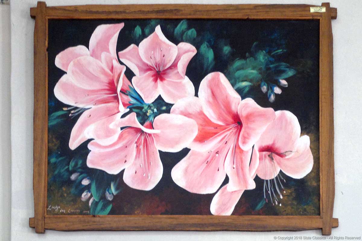Pink Flowers by Lariza