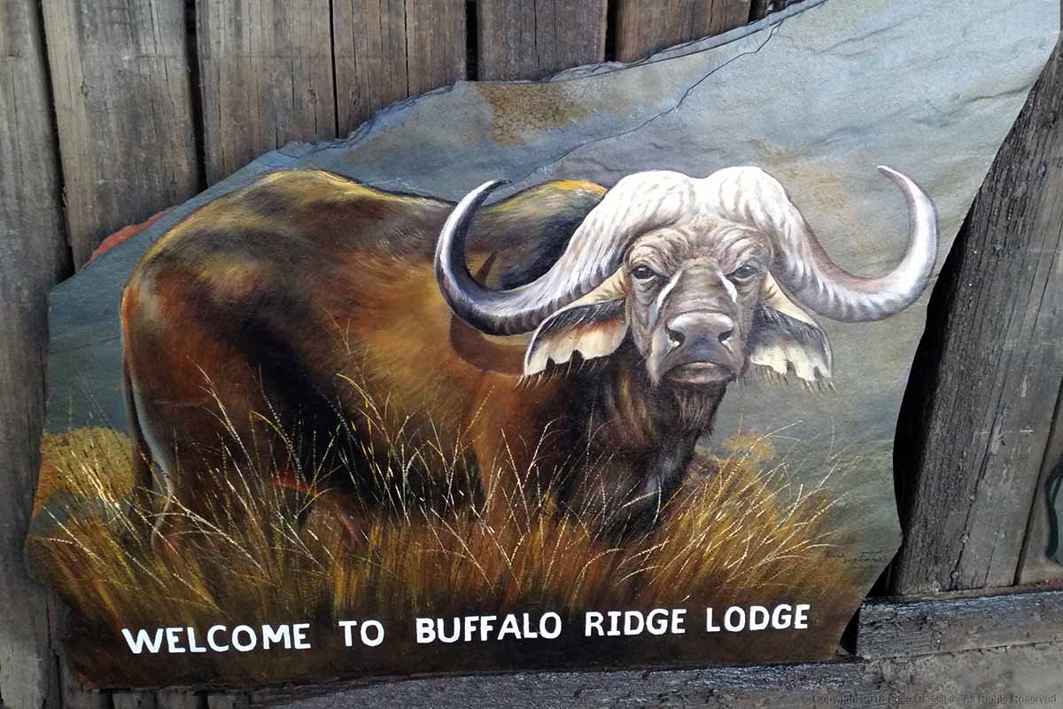 Buffalo Ridge Lodge sign