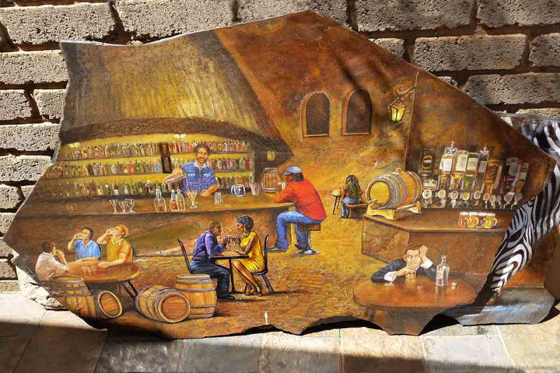 The Tavern on slate tile