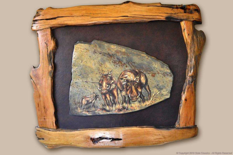 Warthogs - framed