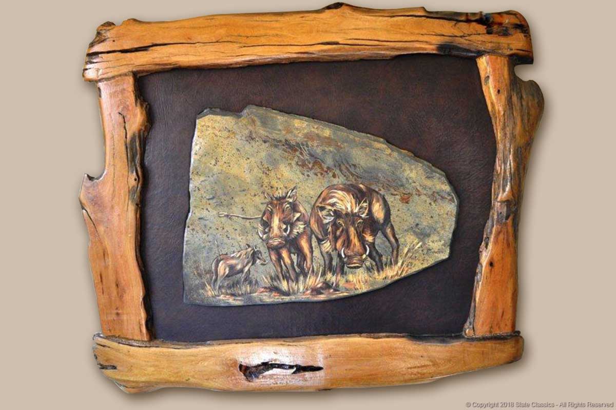 Warthogs - framed