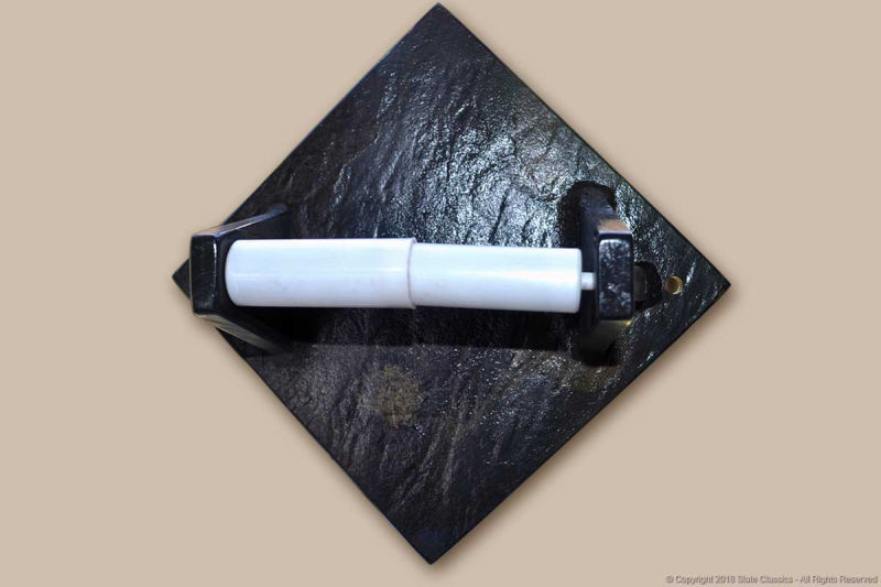Slate tiolet roll  holder