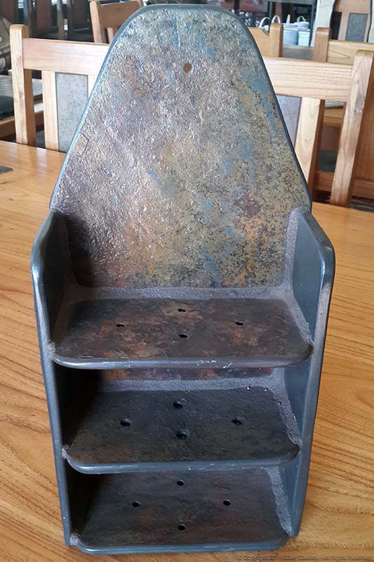 3 Level slate shower rack