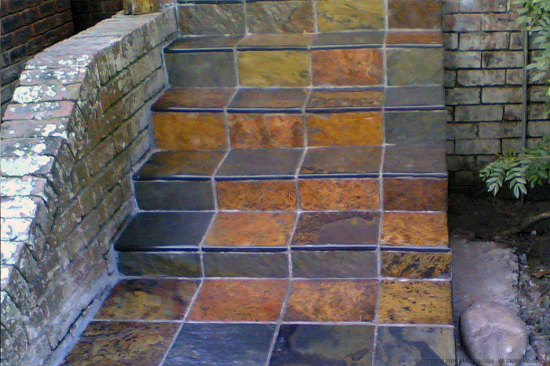 Bull-nose on steps (various tiles)