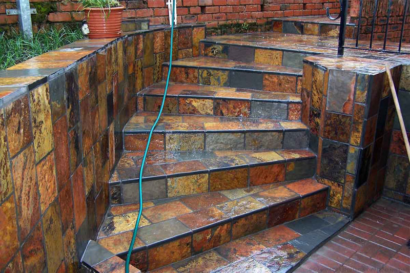 Rich Autumn steps (bull-nose)