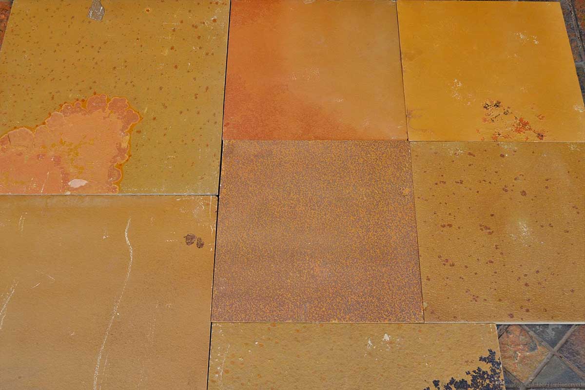 Colour of Rosa tiles