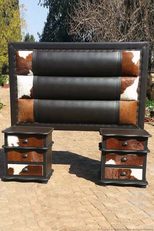 Leather bedroom suite